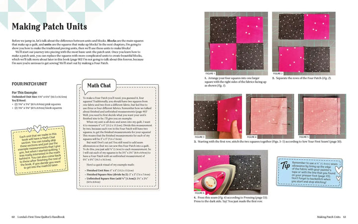Book - Lorelai's First-Time Quilter's Handbook: From Basics to Beautiful Quilts