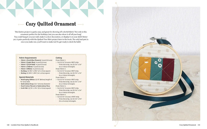 Book - Lorelai's First-Time Quilter's Handbook: From Basics to Beautiful Quilts