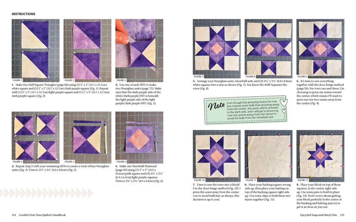Book - Lorelai's First-Time Quilter's Handbook: From Basics to Beautiful Quilts