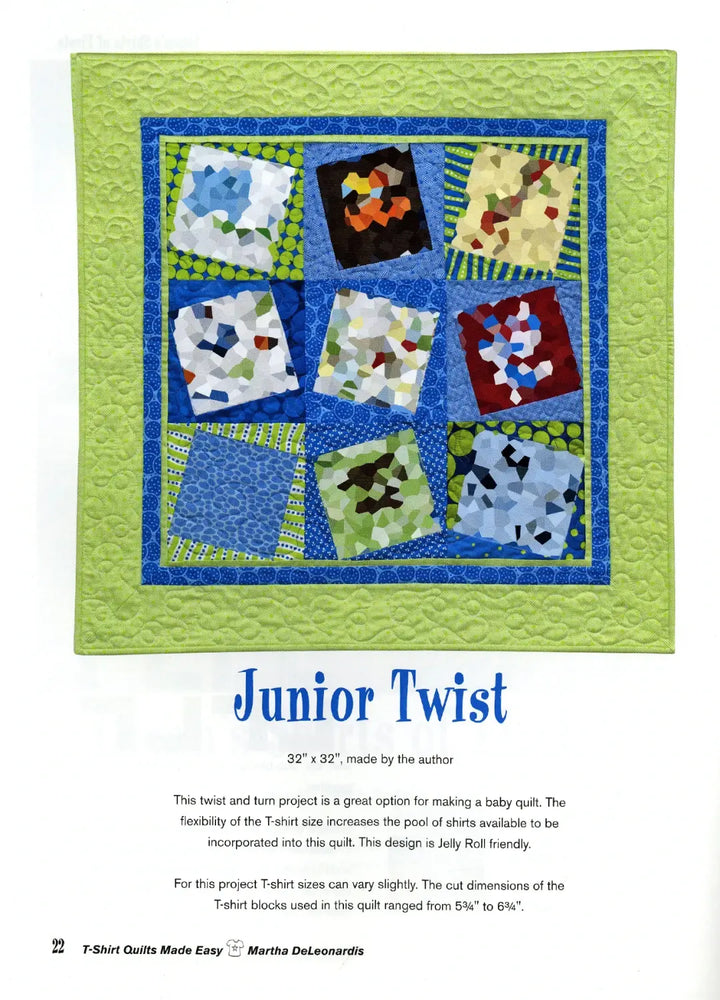 Book - T-Shirt Quilts Made Easy