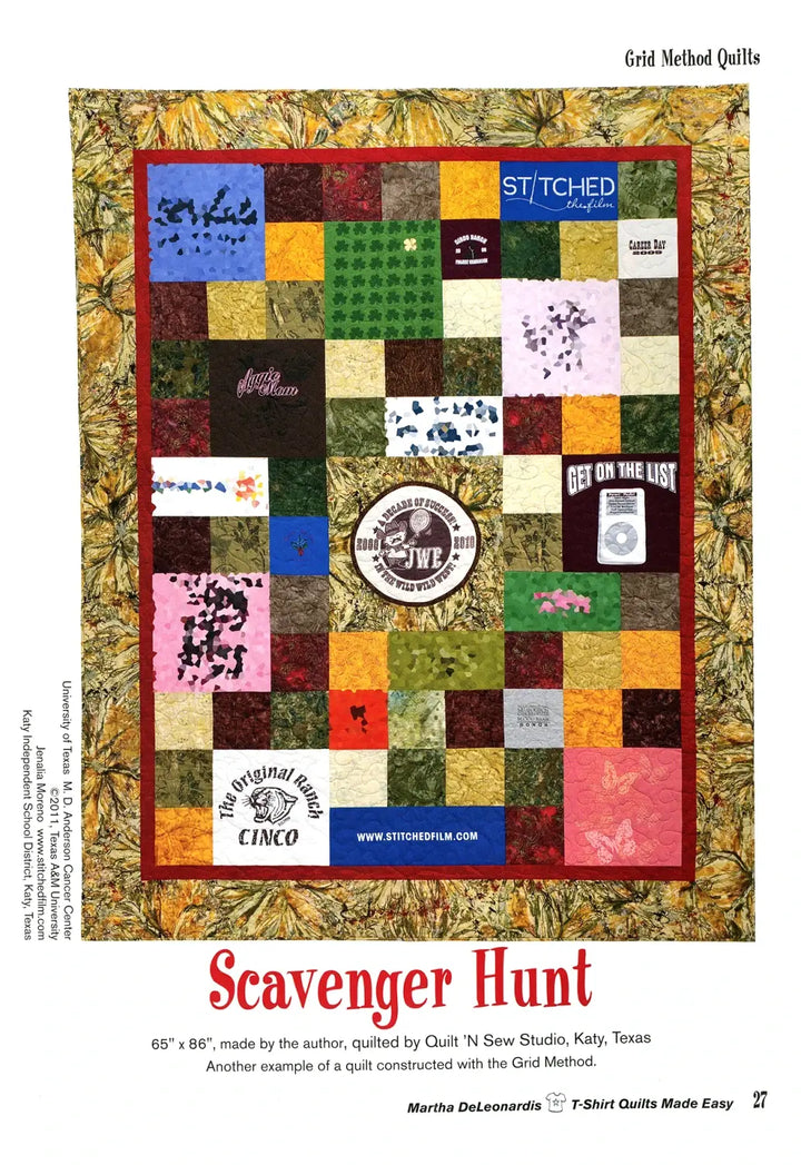 Book - T-Shirt Quilts Made Easy