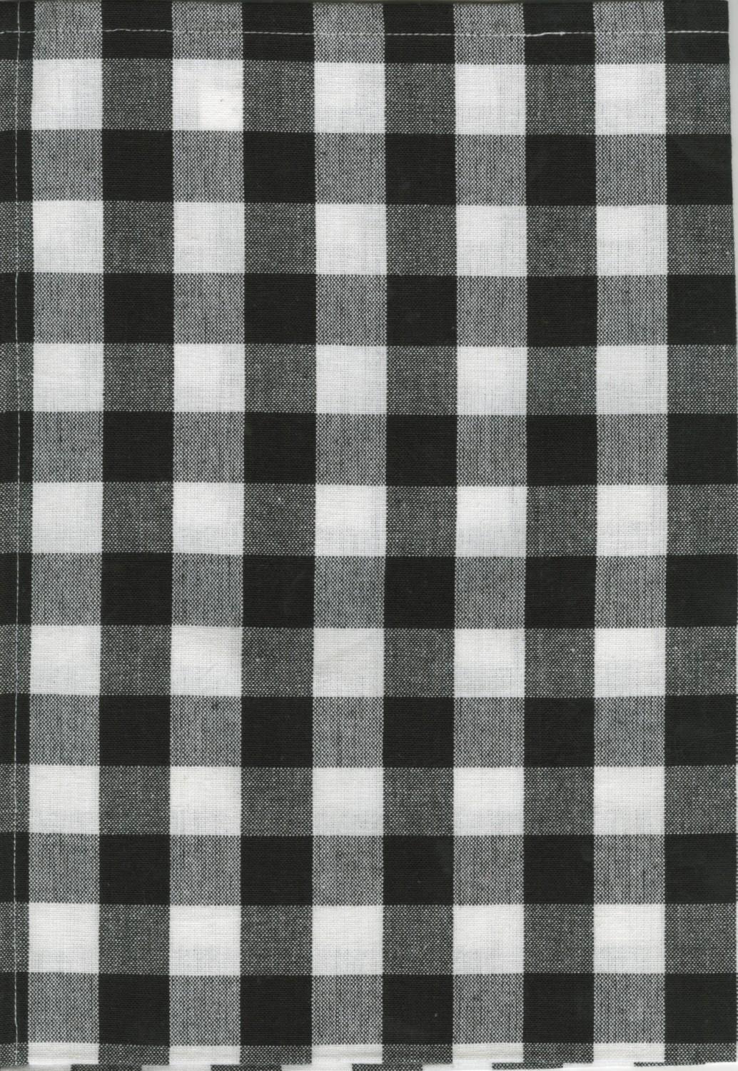Tea Towel - Buffalo Check - Black & White