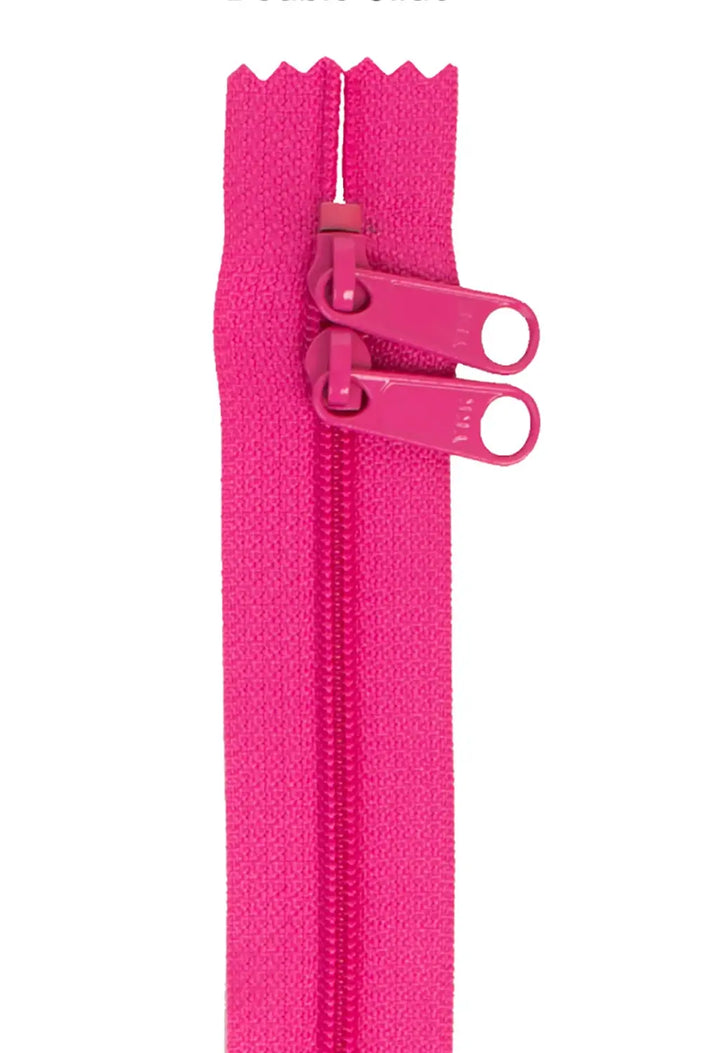 ByAnnie - Zippers 30" Raspberry Double Slide