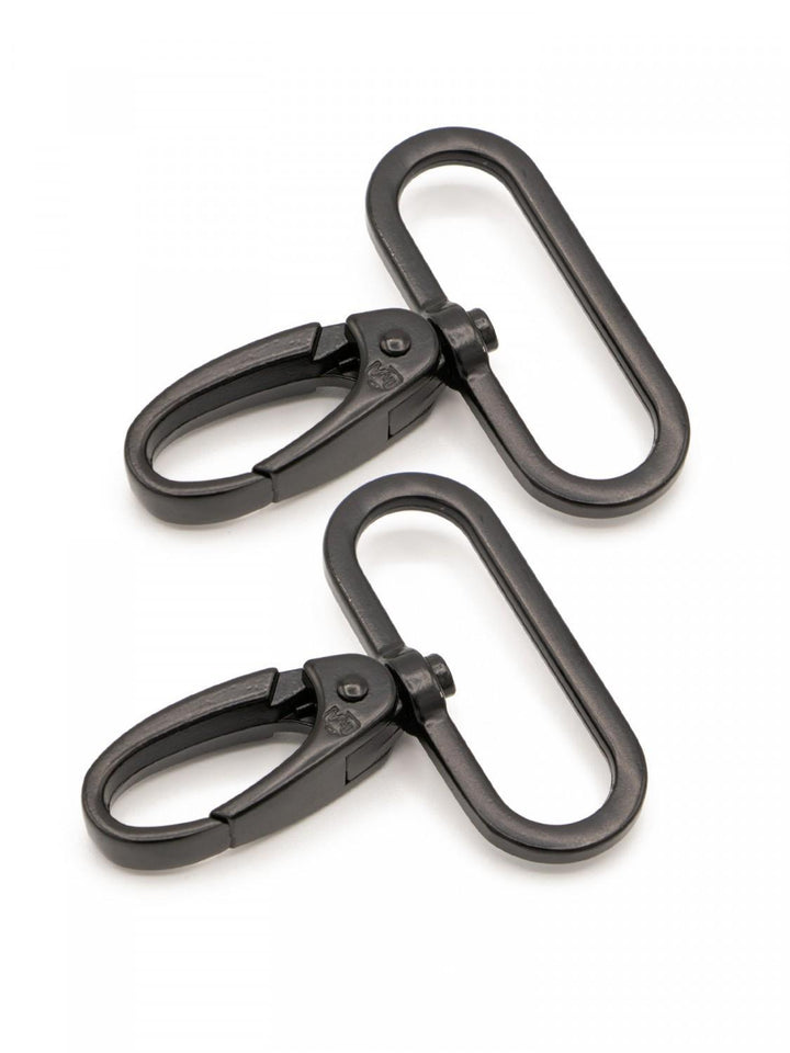 BAG - By Annie - Swivel Hook 1.5" Black Metal Set of Two