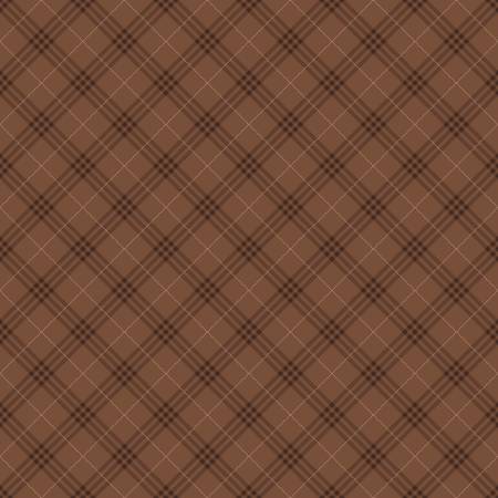 Riley Blake - Coffee Time - Plaid Brown