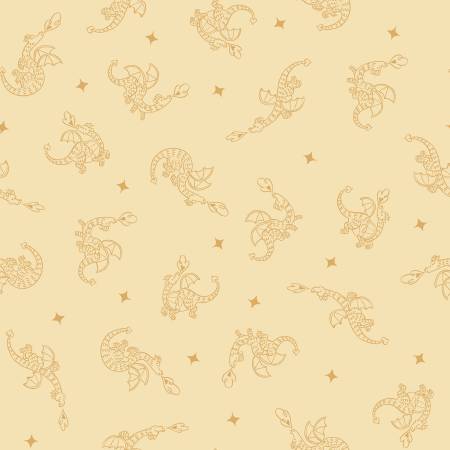 Riley Blake - Faraway Kingdom - Dragon Flight Sunlight
