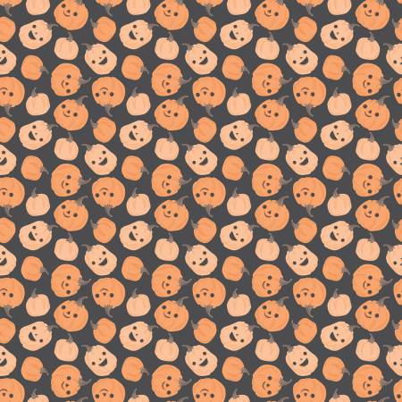 Riley Blake - Frank and Friends - Pumpkins Charcoal