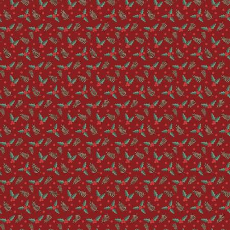 Riley Blake - Evergreen Wishes - Holly Berries - Red
