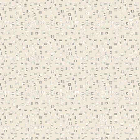 Riley Blake - Lori Holt - Denim & Daisy - Cream Squares Denim