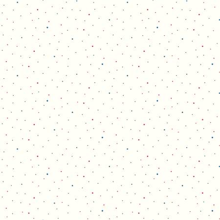 Riley Blake - Dapple Dot on Off White Patriotic