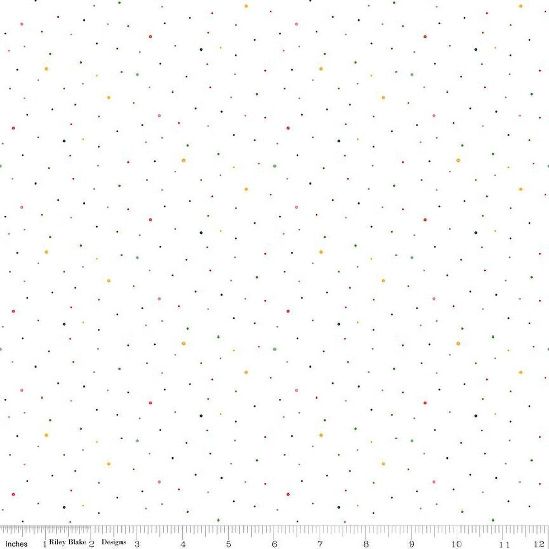 Riley Blake - Dapple Dot - Tone On Tone Color Rainbow