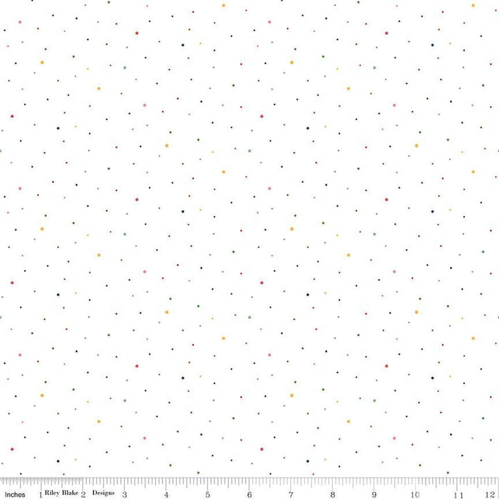 Riley Blake - Dapple Dot - Tone On Tone Color Rainbow