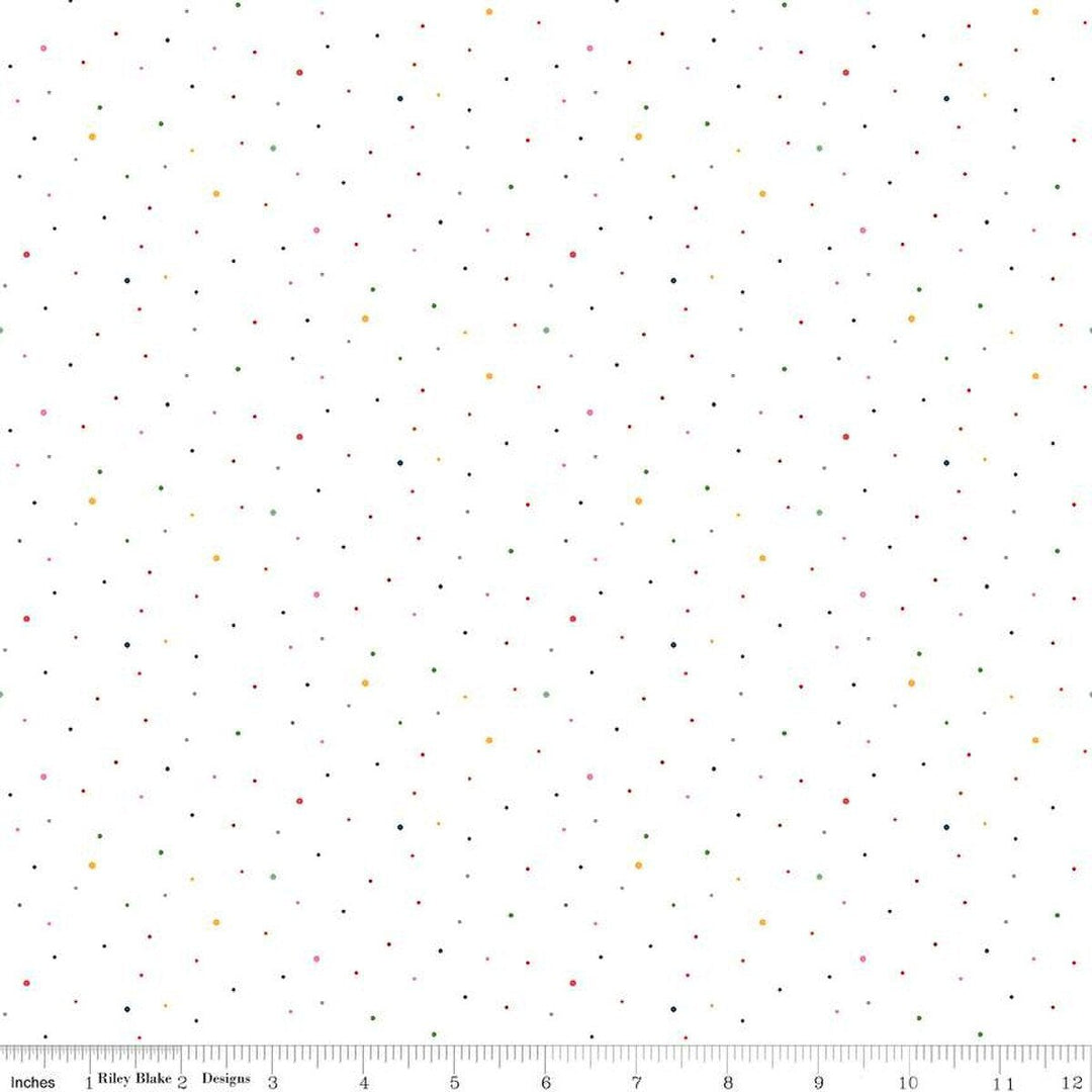 Riley Blake - Dapple Dot - Rainbow