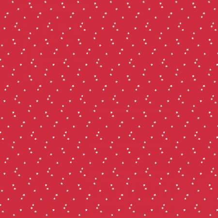 Riley Blake - Seasonal Basic - Stars Red