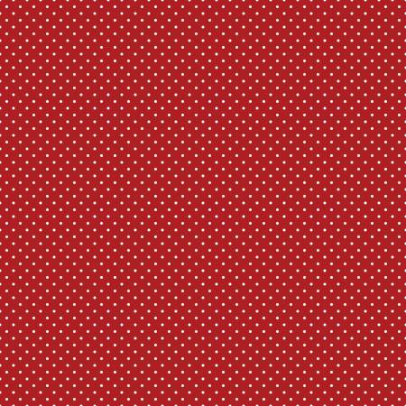 Riley Blake - Swiss Dot - Barn Red
