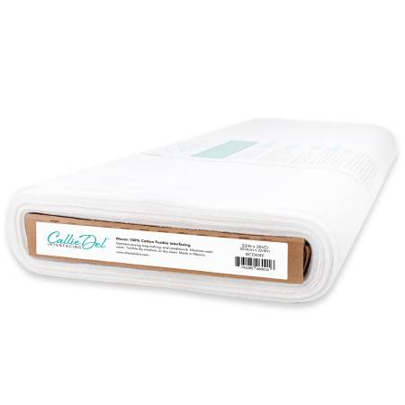 Stabilizer - Callie Del - Interfacing Fusible - Woven 100% Cotton  22"