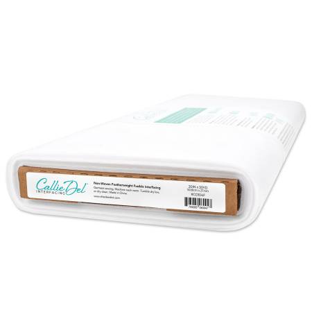 Stabilizer - Callie Del - Non-Woven Featherweight Fusible Interfacing 20in