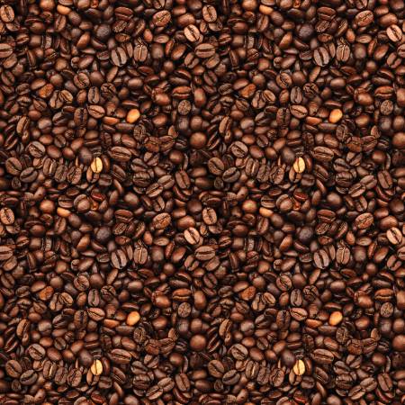 Riley Blake - Coffee Time - Coffee Beans Brown