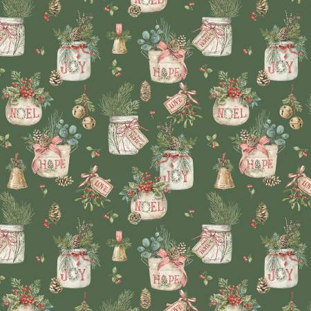 Riley Blake - Holiday Spirit Main Green