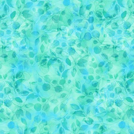 Timeless Treasures - Bellagio - Green Leaves