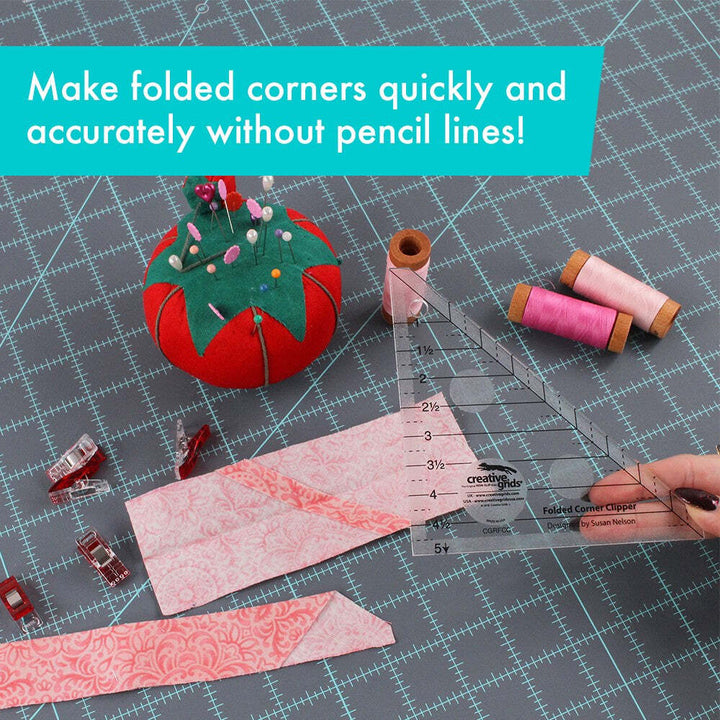 Ruler - Creative Grid - Folded Corner Clipper Tool