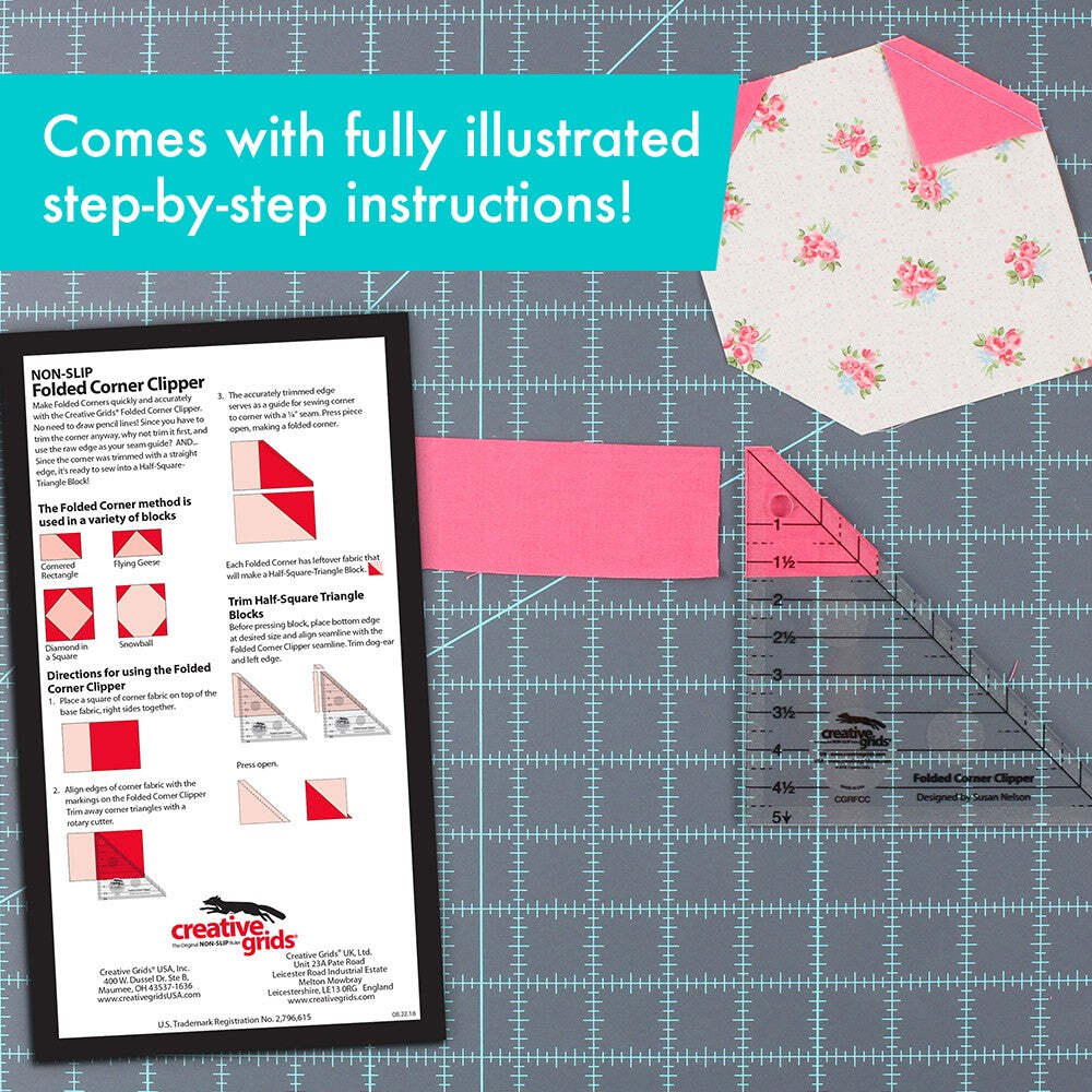 Ruler - Creative Grid - Folded Corner Clipper Tool