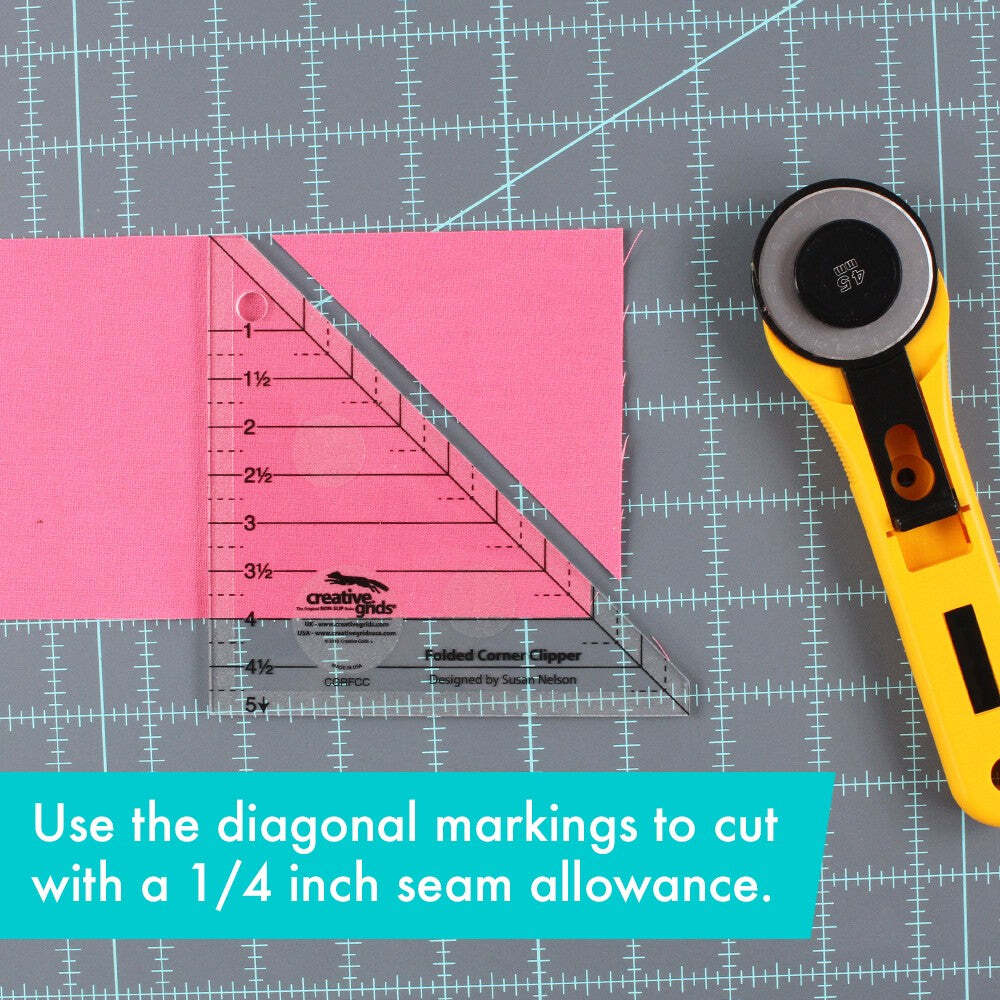 Ruler - Creative Grid - Folded Corner Clipper Tool