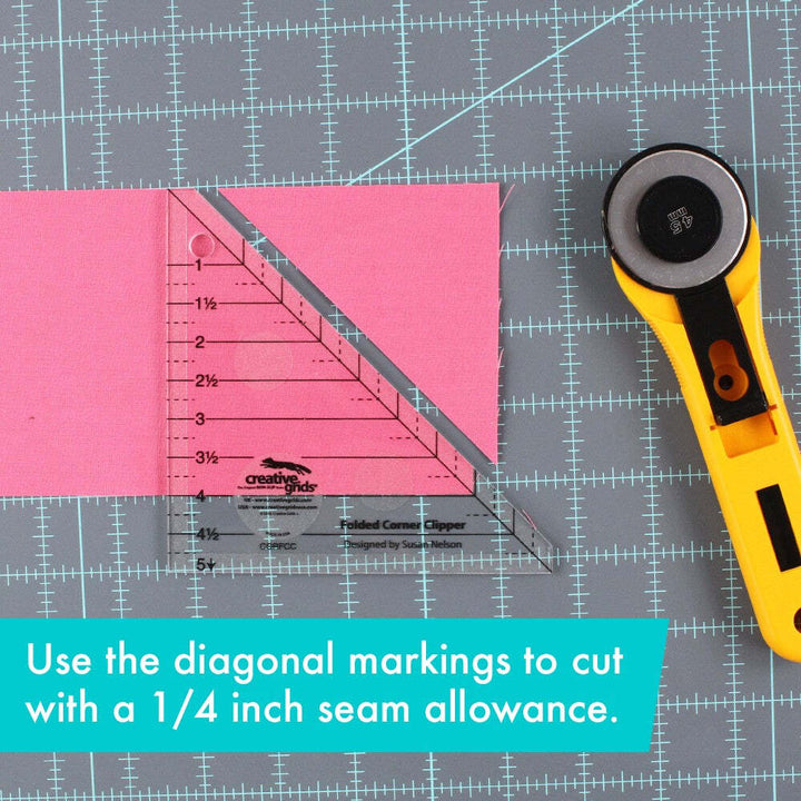 Ruler - Creative Grid - Folded Corner Clipper Tool