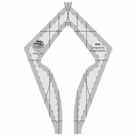 Ruler - Creative Grids - Machine Quilting Tool Dot