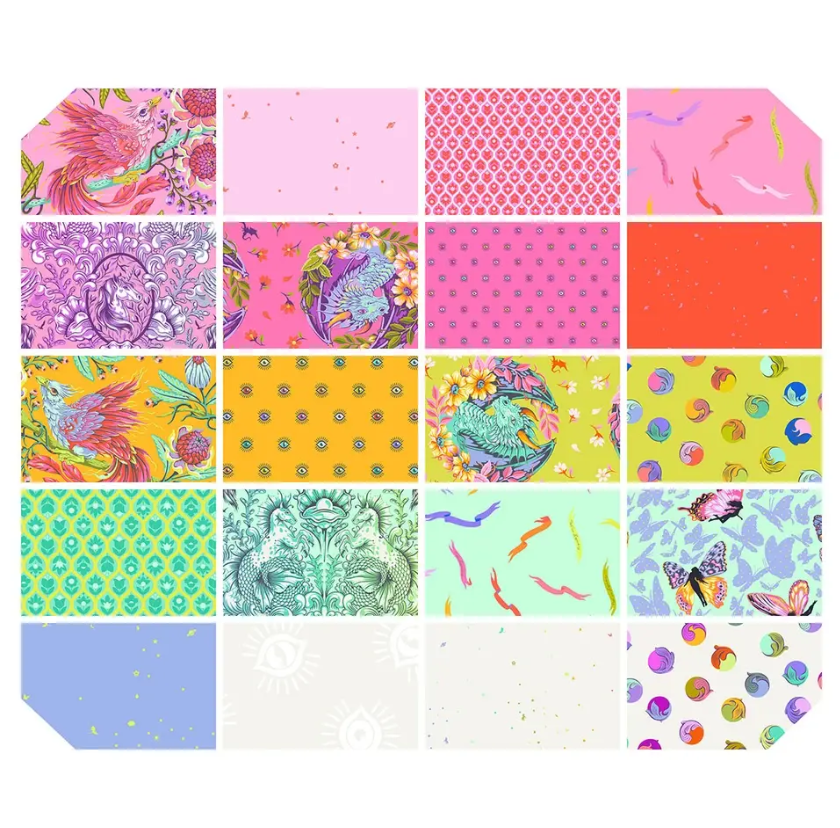 COMING SOON - Fat Quarter Bundle - Tula Pink - Legendary 20skus - FACTORY CUT