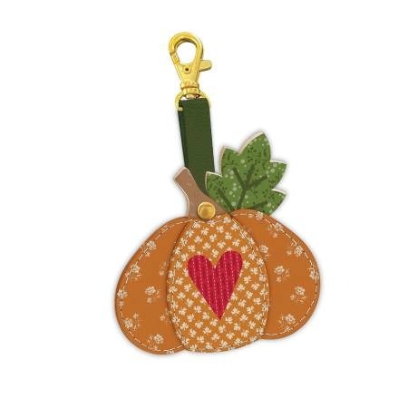 Charm - Lori Holt - Leather Pumpkin
