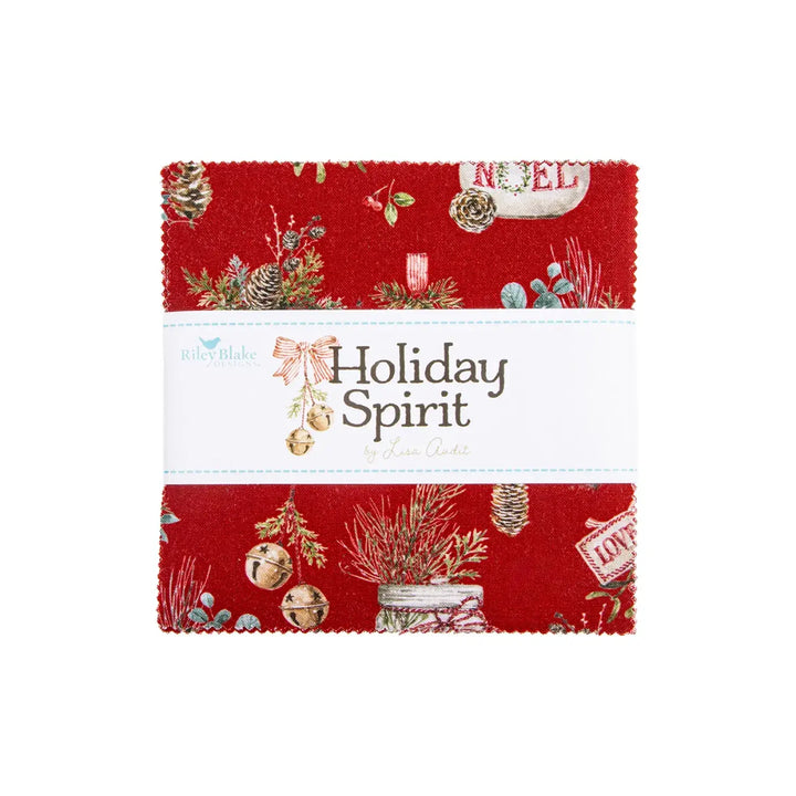 Charm Pack - Riley Blake - Holiday Spirit 42pcs
