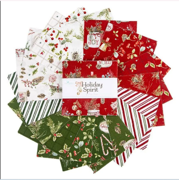 Charm Pack - Riley Blake - Holiday Spirit 42pcs