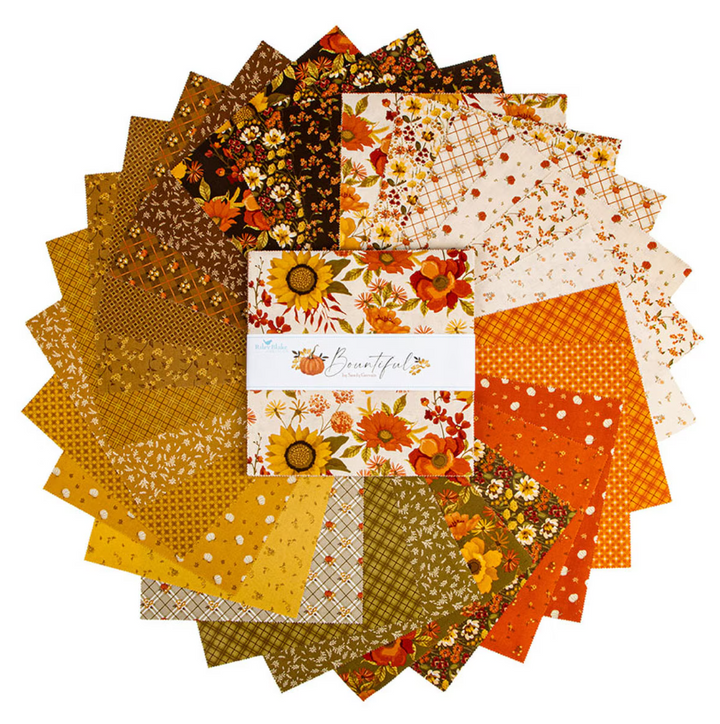 Charm Pack - Riley Blake - Sandy Gervais - Bountiful - 5" stackers