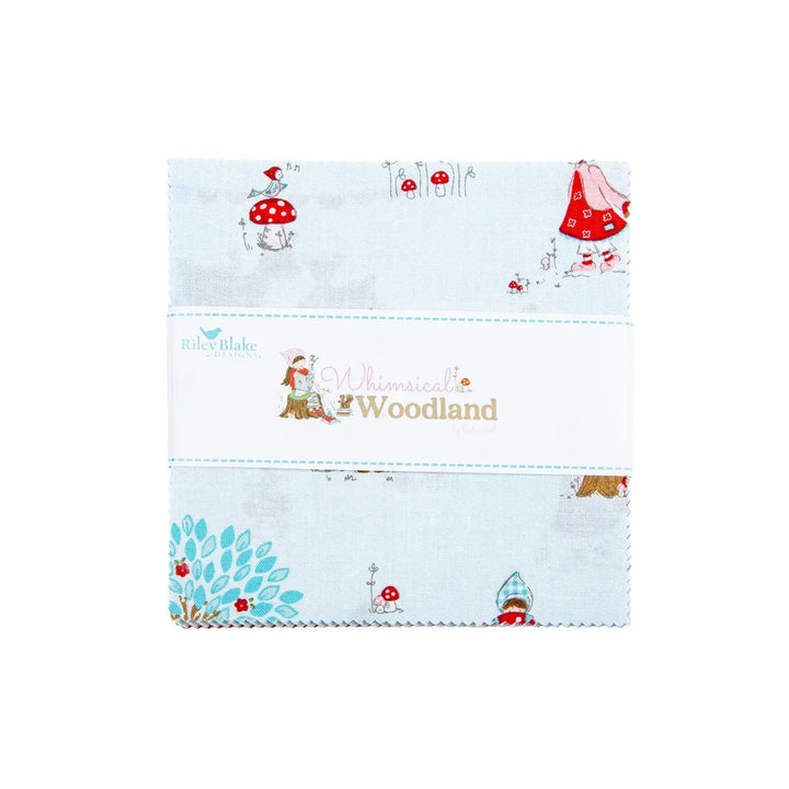 Charm Pack - Riley Blake - Whimsical Woodland 5in Squares, 42pcs