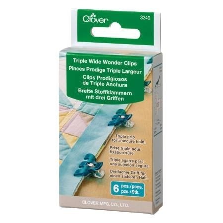 Clips - Triple Wide Wonder Clips 6pc