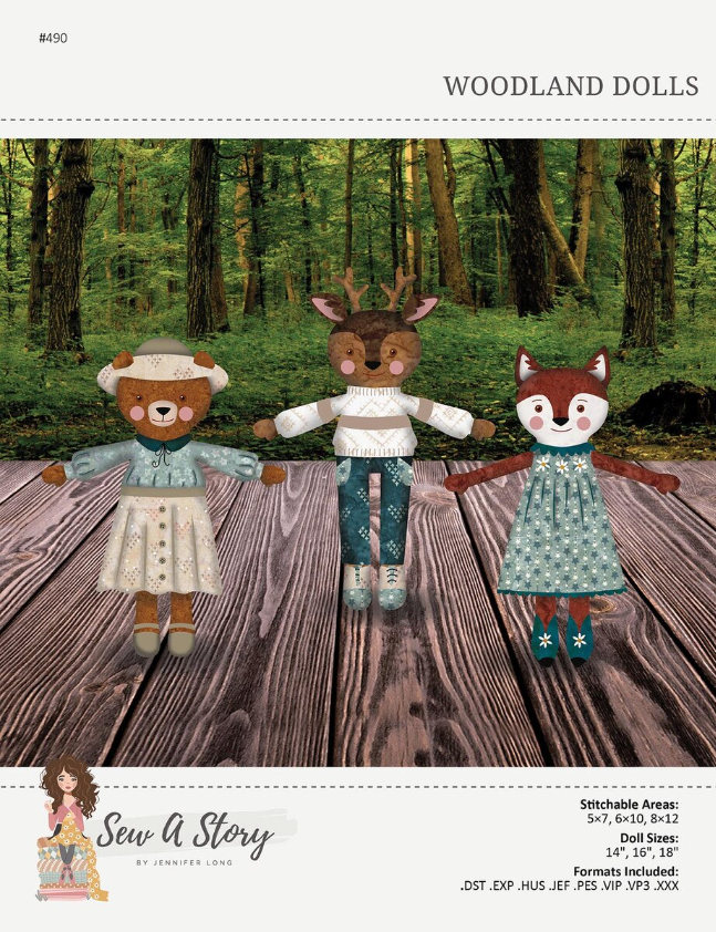 Design - Riley Blake - Woodland Dolls