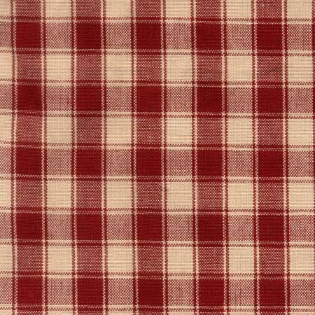 Tea Towel - House Check - Red/Teadye  737-34
