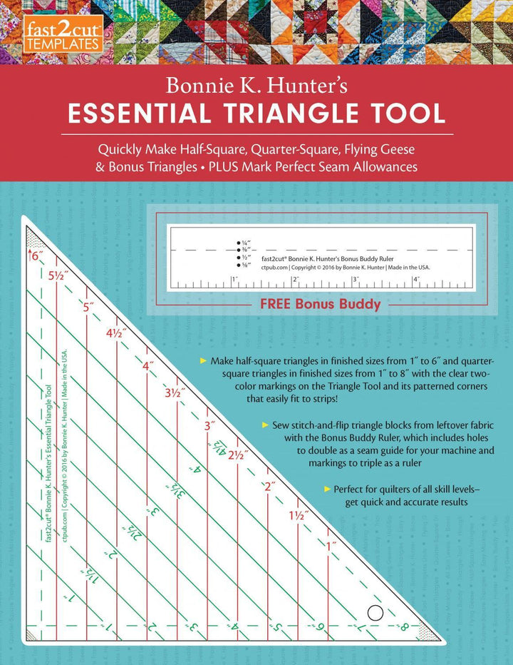 Ruler - Bonnie Hunter - Essential Triangle Tool