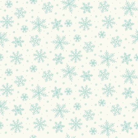 Riley Blake - Flannel - The North Pole - Snowflakes White