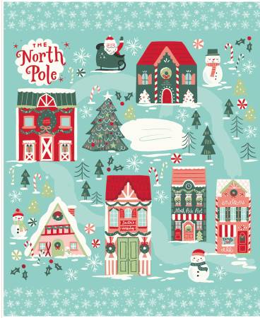 Panel - Riley Blake - Flannel - The North Pole