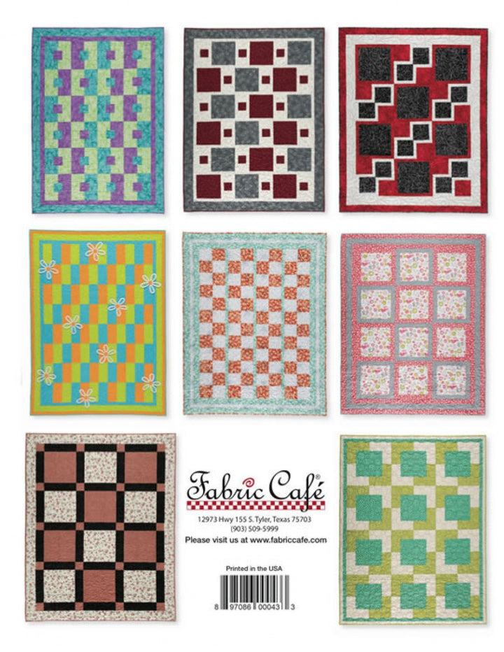 Book - Fabric Cafe - Easy Peasy 3 yard Quilts