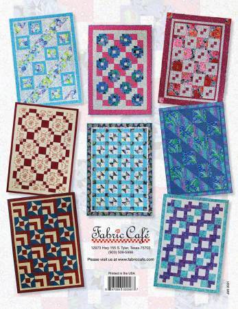 Book - Fabric Cafe - Quilts in a Jiffy - 3 Yards Quilt