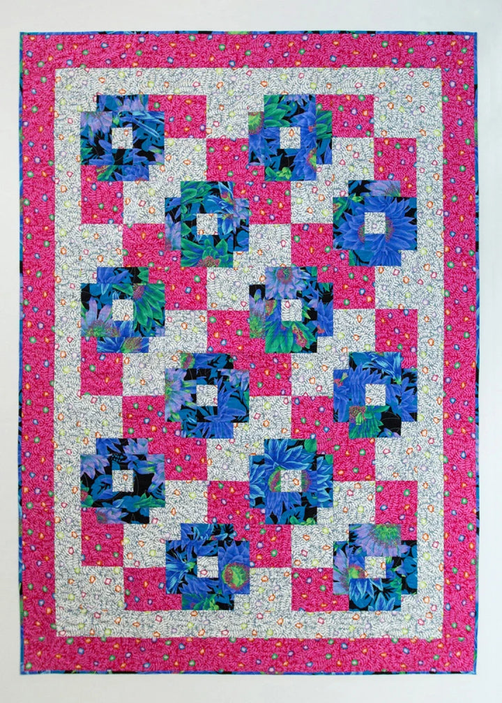 Book - Fabric Cafe - Quilts in a Jiffy - 3 Yards Quilt