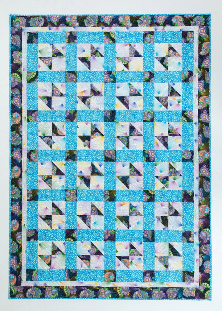 Book - Fabric Cafe - Quilts in a Jiffy - 3 Yards Quilt