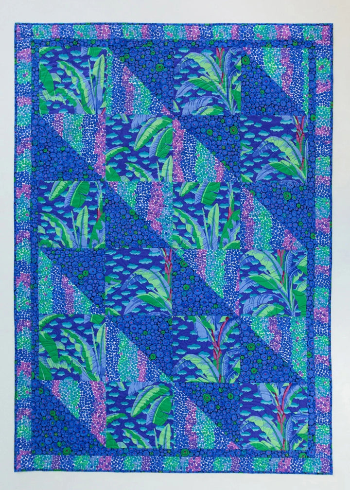 Book - Fabric Cafe - Quilts in a Jiffy - 3 Yards Quilt