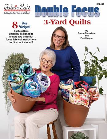 Book - Fabric Cafe - Double Focus 3-Yard Quilts