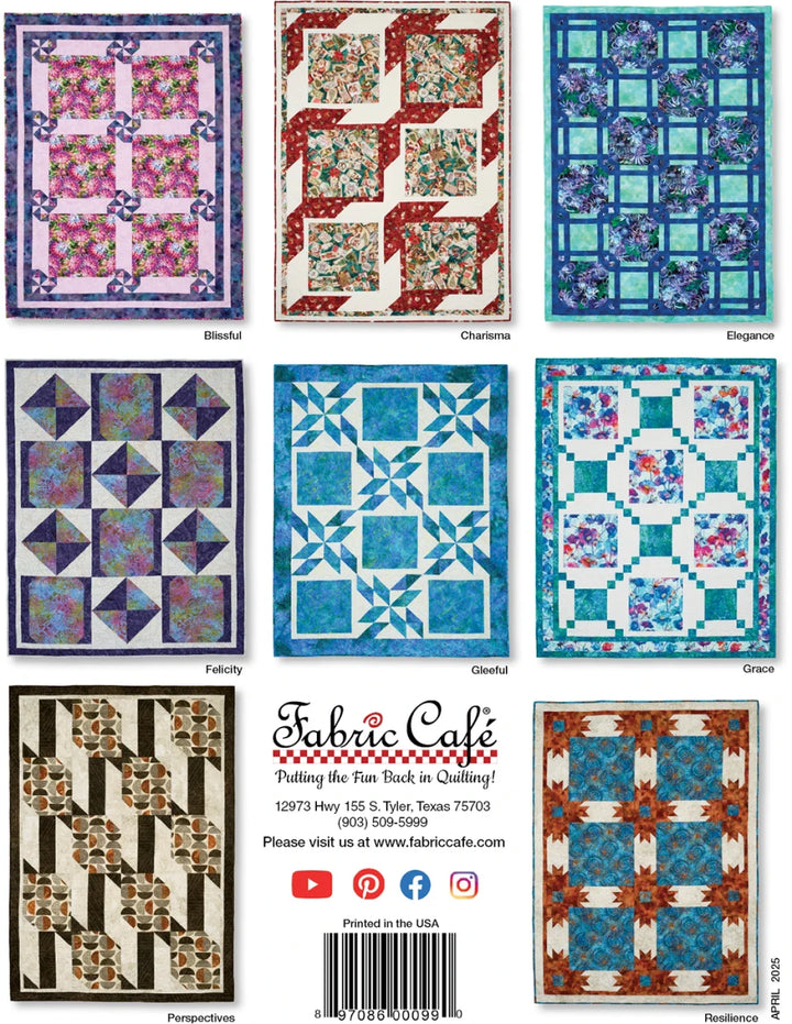 Book - Fabric Cafe - Big Block 3-Yard Quilts