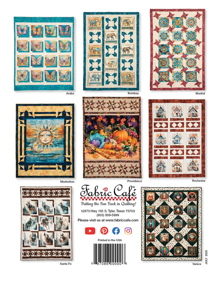 Book - Fabric Cafe - Panel Perfect 3-Yard Quilts