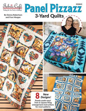 Book - Fabric Cafe - Panel Pizzazz 3-Yard Quilts